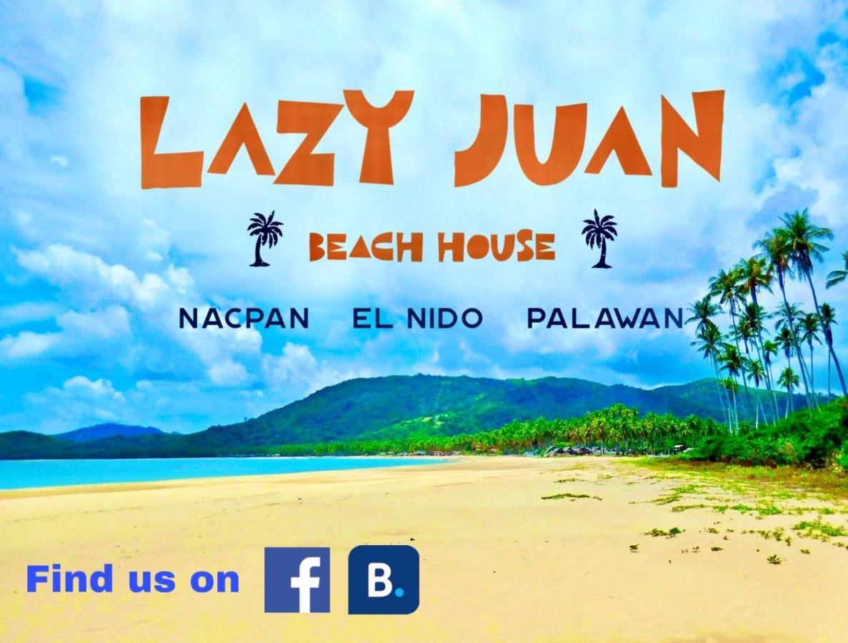 Lazy Juan Beach House Nacpan El Nido Exterior photo
